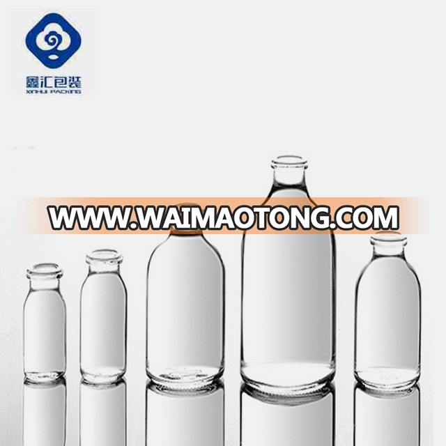 Clear Glass Vial Bottle for Infusion with Ring Finish